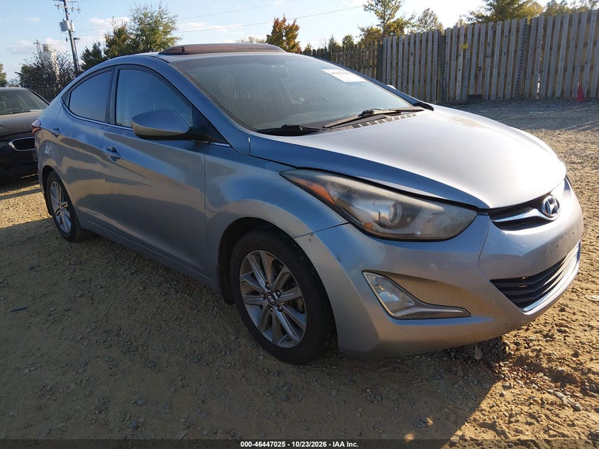 2015 HYUNDAI ELANTRA SE | 5NPDH4AE4FH633060 | UPCARS