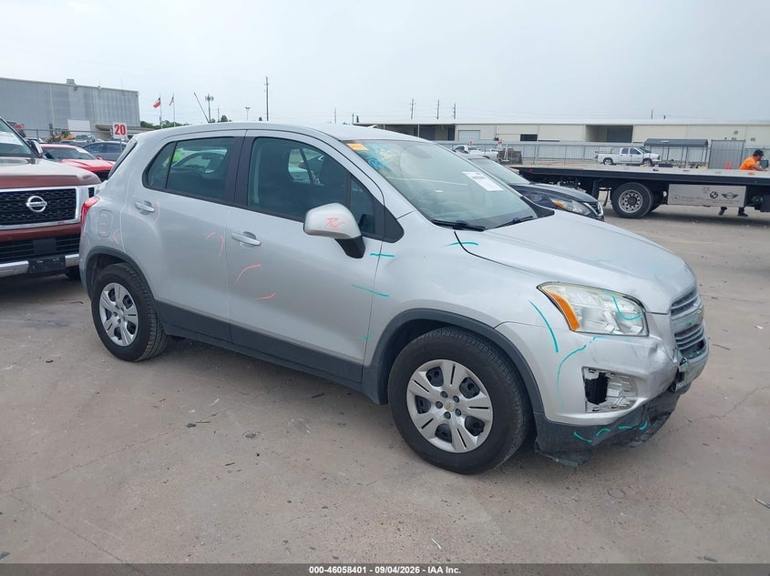2016 CHEVROLET TRAX 1LS | 3GNCJKSB0GL238519 | UPCARS