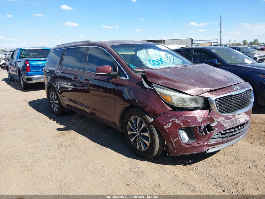 2016 KIA SEDONA SX | KNDMC5C17G6169188 | UPCARS