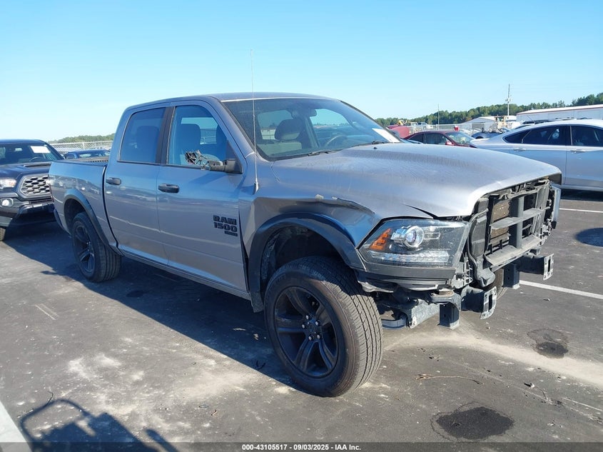 2022 RAM 1500 CLASSIC WARLOCK  4X4 5'7 BOX | 1C6RR7LG2NS188389 | UPCARS