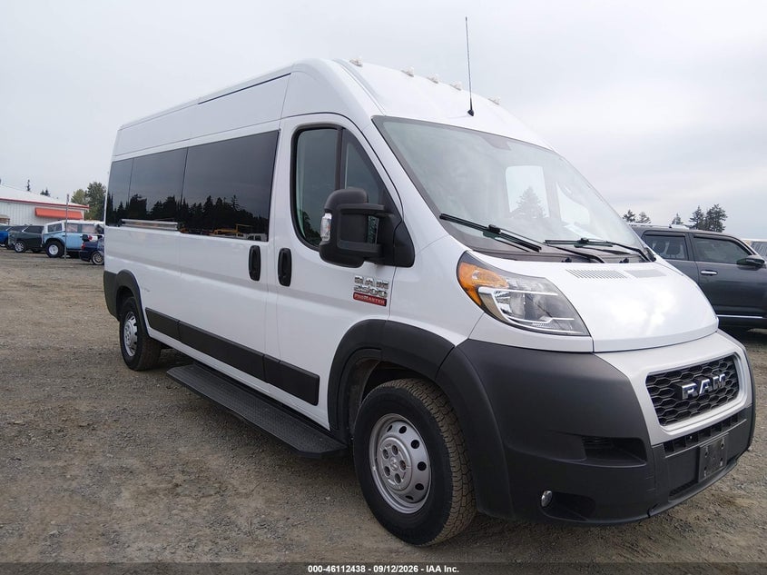 2021 RAM PROMASTER 2500 WINDOW VAN HIGH ROOF 159 WB | 3C6LRVPG1ME513815 | UPCARS
