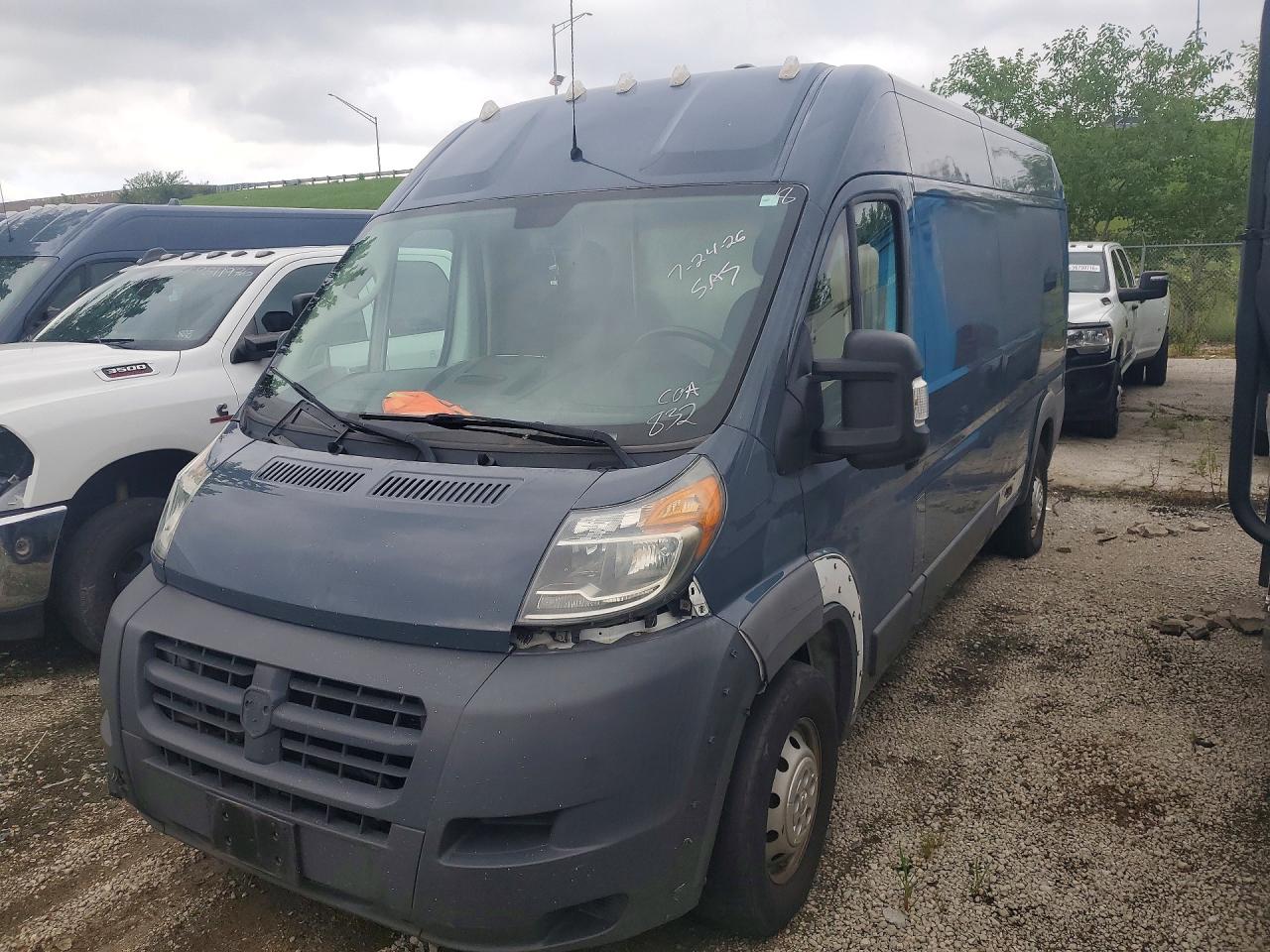 2018 RAM PROMASTER DELIVERY VAN | 3C6TRVDGXJE160832 | UPCARS