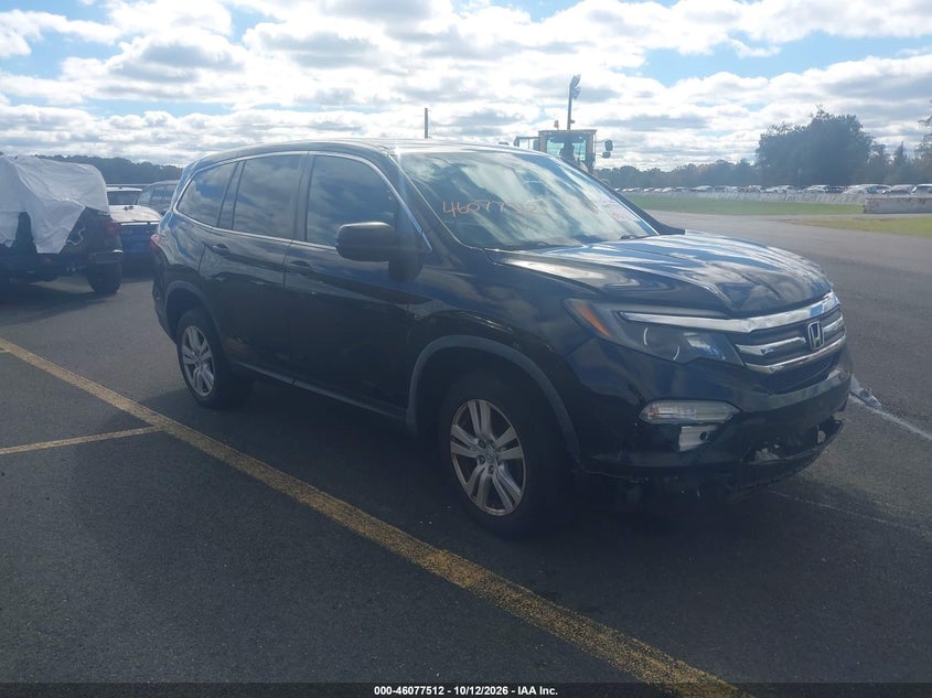 2018 HONDA PILOT LX | 5FNYF6H13JB042716 | UPCARS
