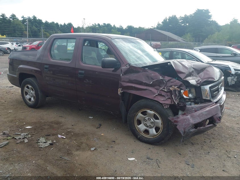 2009 HONDA RIDGELINE RT | 2HJYK16289H502562 | UPCARS