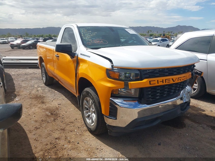 2020 CHEVROLET SILVERADO 1500 2WD  LONG BED WT | 3GCNWAEF9LG315046 | UPCARS