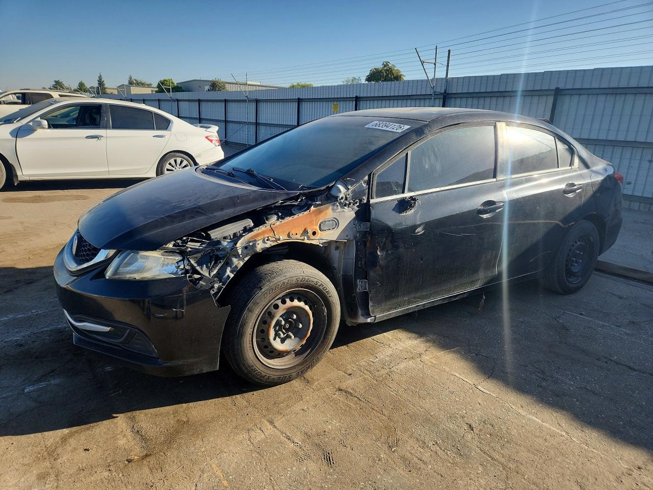 2013 HONDA CIVIC LX | 19XFB2F57DE237245 | UPCARS