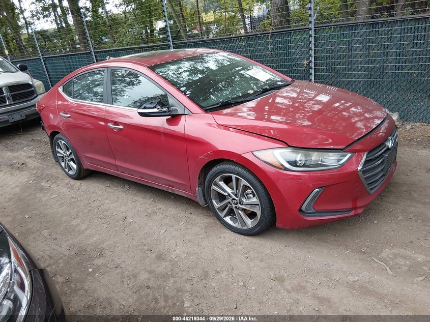 2017 HYUNDAI ELANTRA LIMITED | KMHD84LF7HU300149 | UPCARS