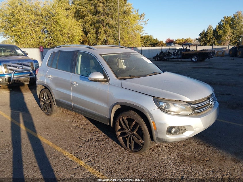 2013 VOLKSWAGEN TIGUAN SEL | WVGBV3AX5DW063553 | UPCARS