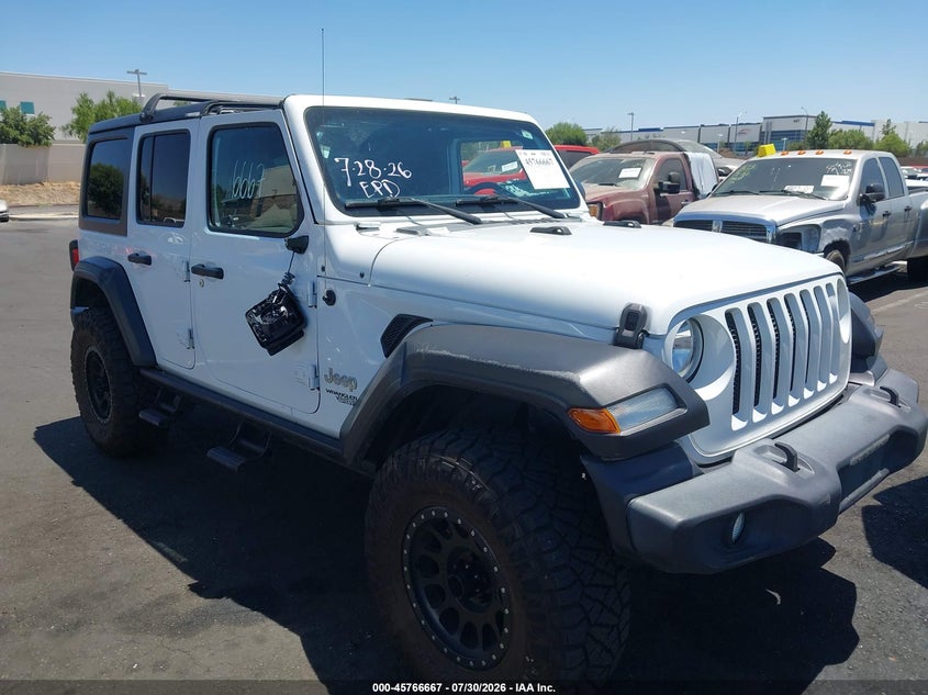 2019 JEEP WRANGLER UNLIMITED SPORT S 4X4 | 1C4HJXDN1KW670865 | UPCARS
