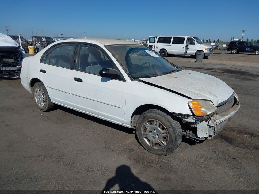 2001 HONDA CIVIC LX | 2HGES16541H510360 | UPCARS