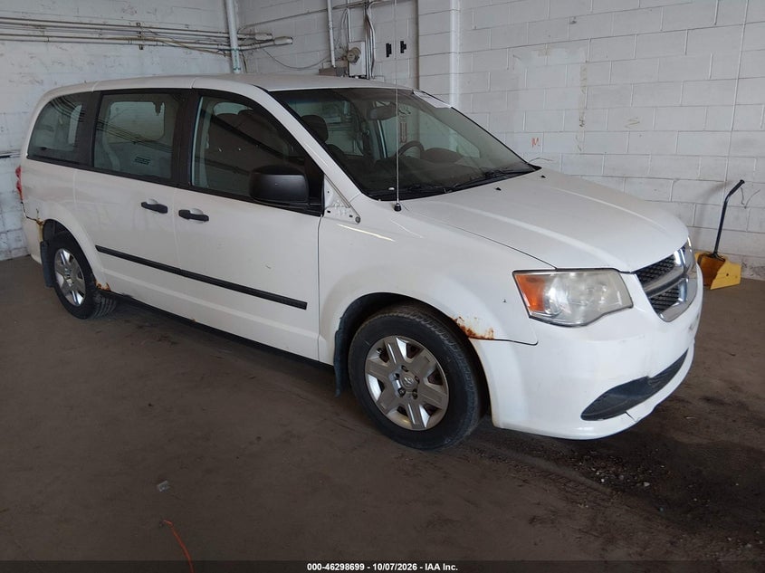 2013 DODGE GRAND CARAVAN AMERICAN VALUE PKG | 2C4RDGBG3DR557155 | UPCARS