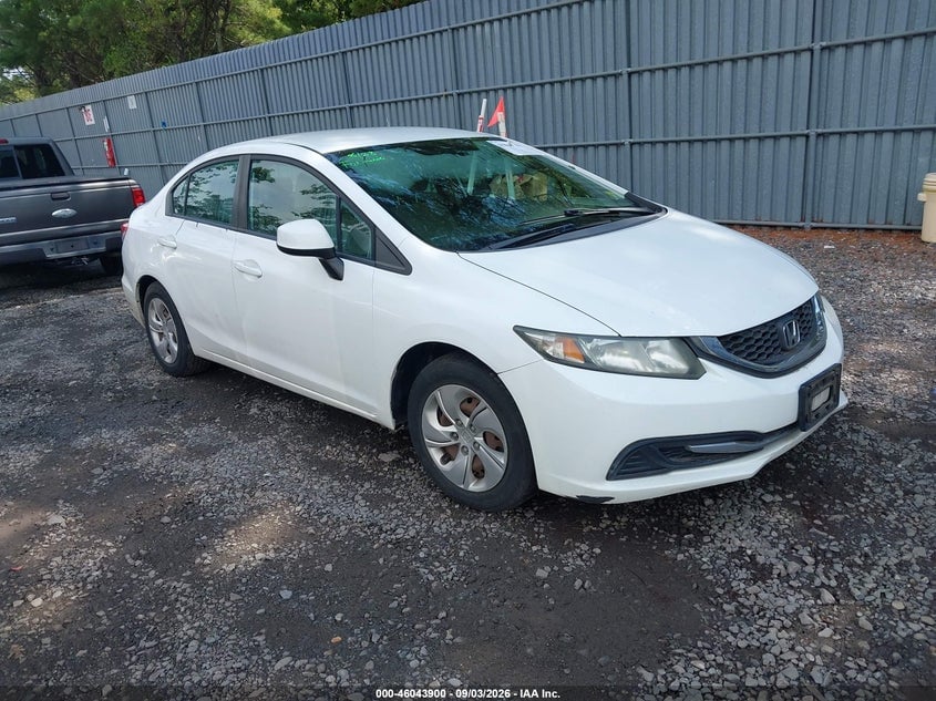 2013 HONDA CIVIC LX | 19XFB2F57DE248522 | UPCARS