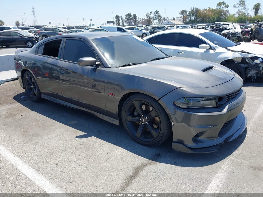 2019 DODGE CHARGER SCAT PACK RWD | 2C3CDXGJ6KH635591 | UPCARS