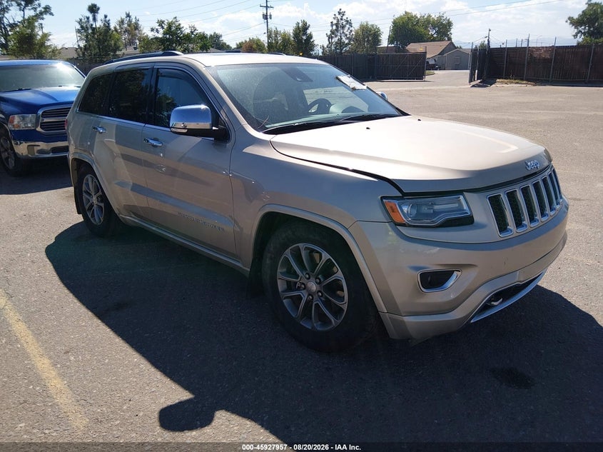 2014 JEEP GRAND CHEROKEE OVERLAND | 1C4RJFCMXEC393520 | UPCARS