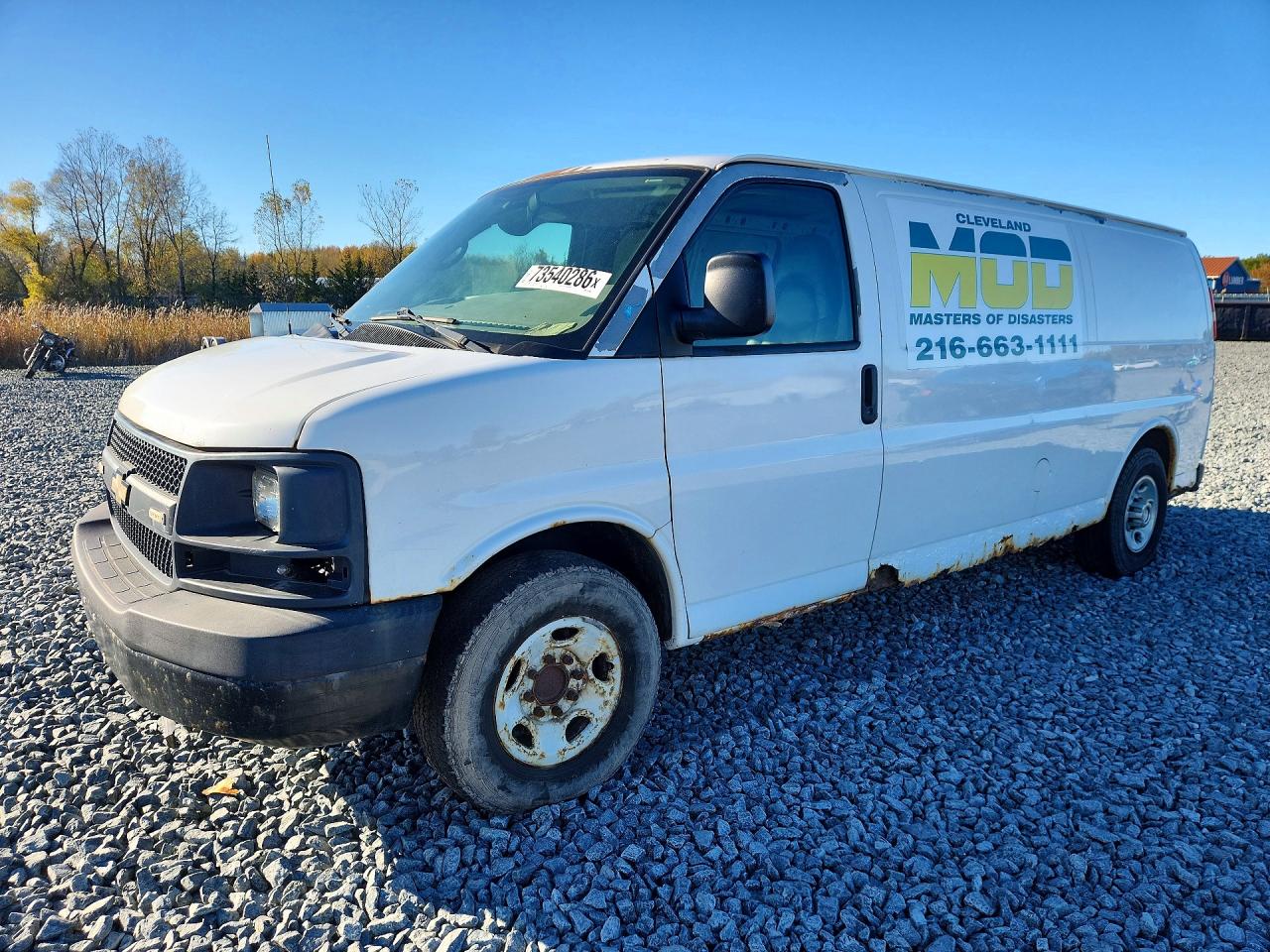 2009 CHEVROLET EXPRESS DELIVERY VAN | 1GCGG29C391170380 | UPCARS