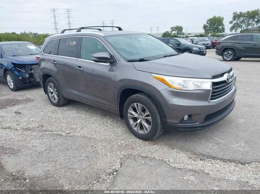 2014 TOYOTA HIGHLANDER XLE V6 | 5TDJKRFH4ES041512 | UPCARS
