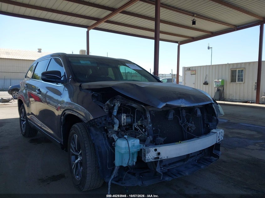 2016 TOYOTA HIGHLANDER XLE V6 | 5TDKKRFH1GS500874 | UPCARS