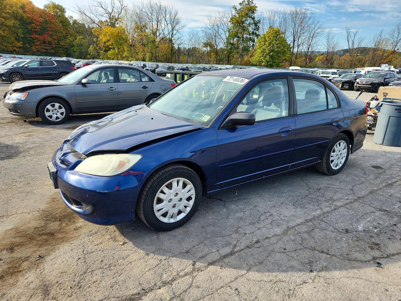 2004 HONDA CIVIC LX | 2HGES16544H514168 | UPCARS