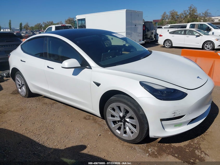 2022 TESLA MODEL 3 REAR-WHEEL DRIVE | 5YJ3E1EA2NF357419 | UPCARS