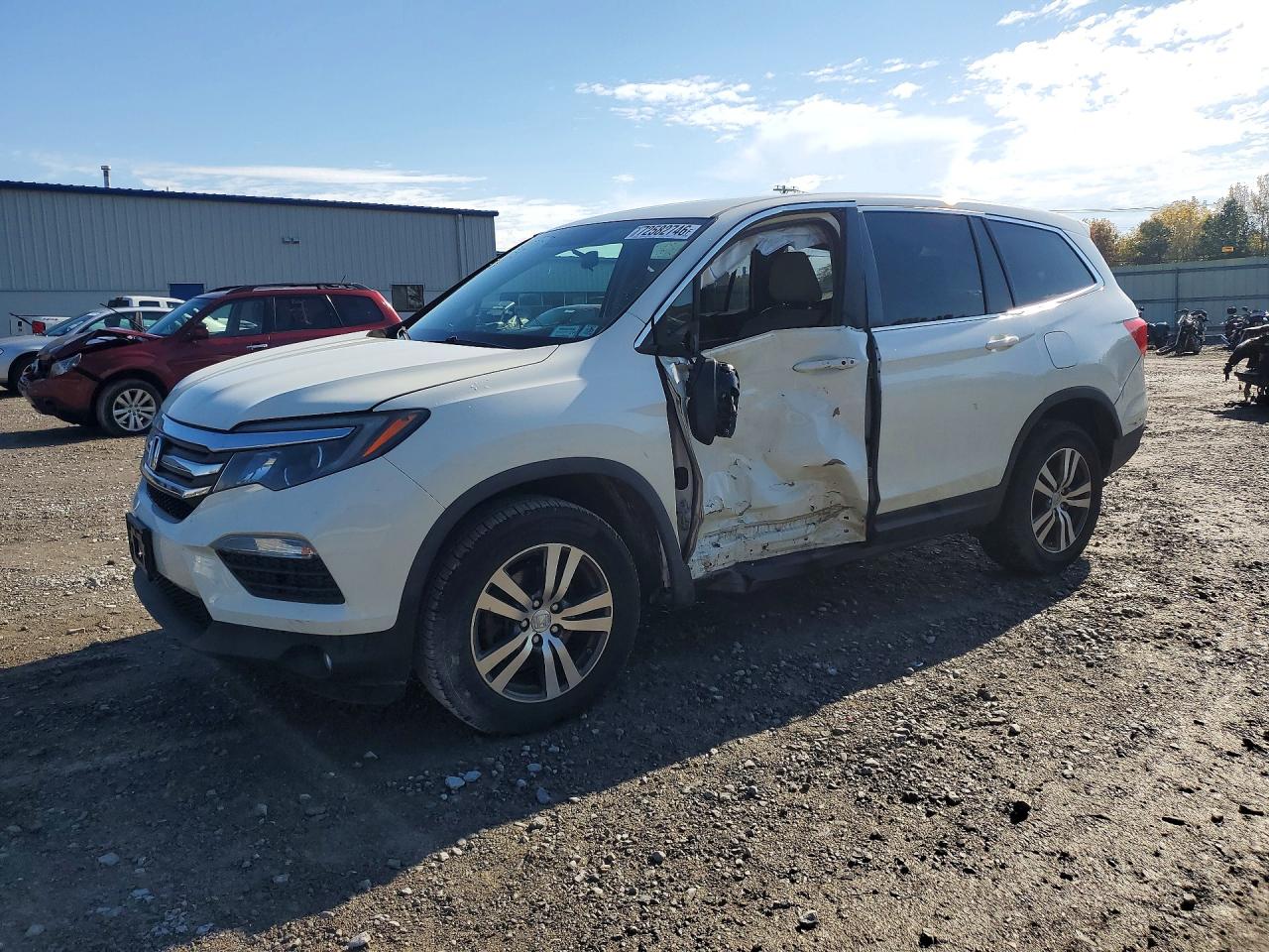 2017 HONDA PILOT EX | 5FNYF6H33HB077896 | UPCARS