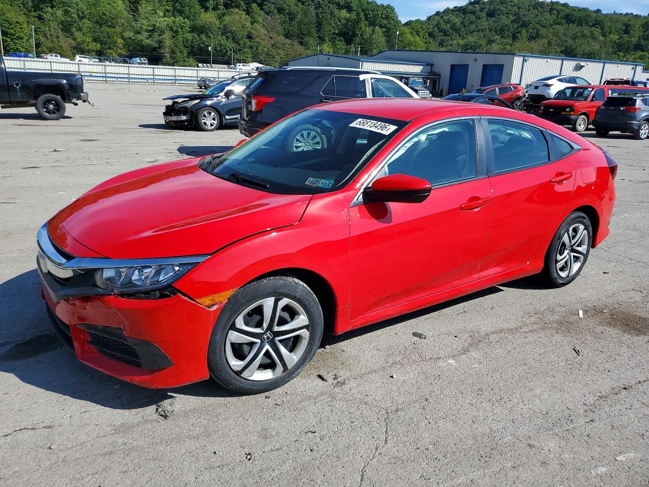 2017 HONDA CIVIC LX | 2HGFC2F50HH554597 | UPCARS