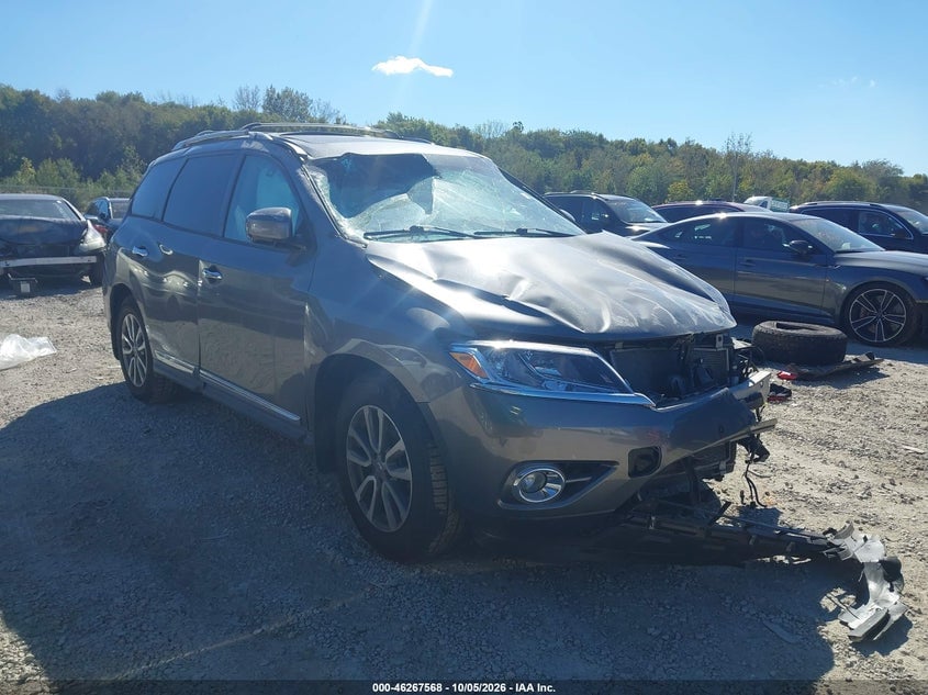 2016 NISSAN PATHFINDER SL | 5N1AR2MM6GC649082 | UPCARS