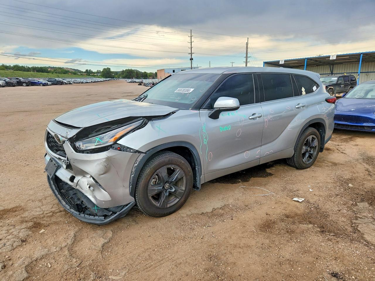 2021 TOYOTA HIGHLANDER LE | 5TDBZRBH2MS120407 | UPCARS