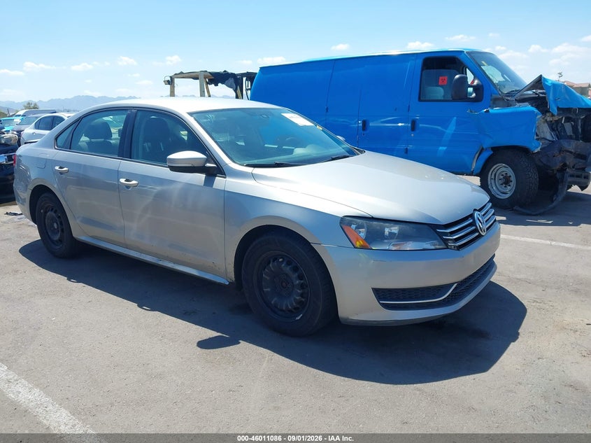 2013 VOLKSWAGEN PASSAT 2.5L S | 1VWAP7A3XDC151396 | UPCARS