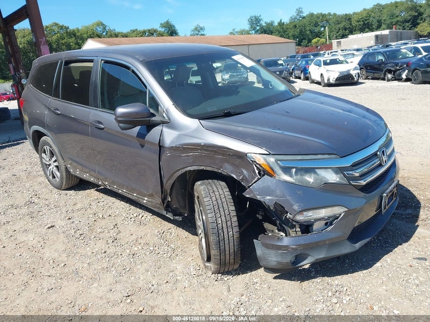 2016 HONDA PILOT EX | 5FNYF6H32GB125516 | UPCARS