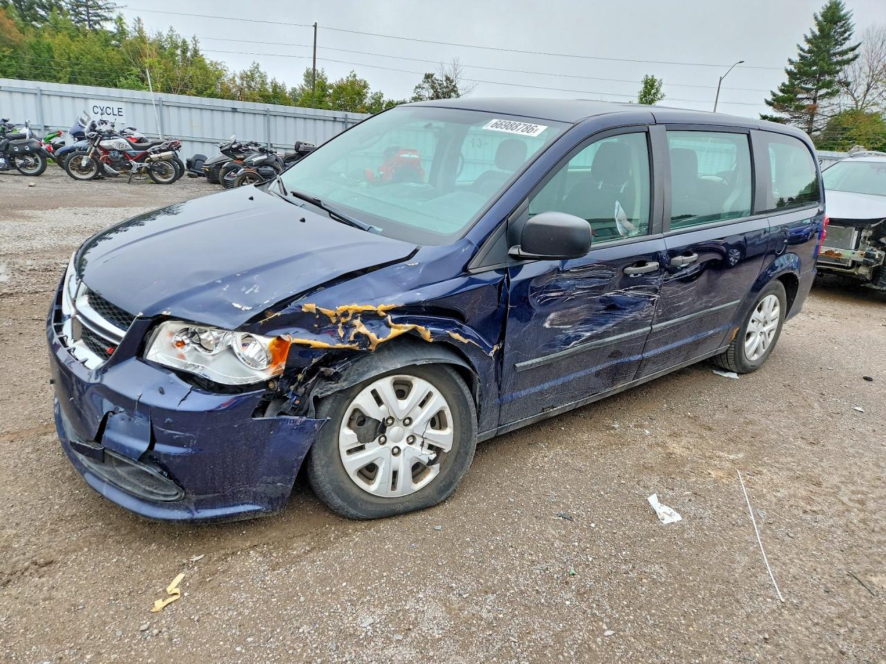 2014 DODGE CARAVAN SE | 2C4RDGBG9ER414700 | UPCARS