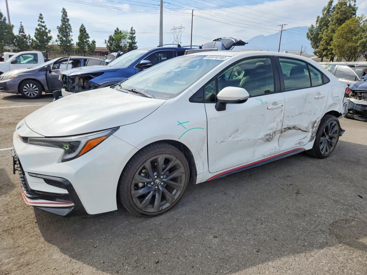 2023 TOYOTA COROLLA SE INFRARED | JTDBCMFE2PJ009586 | UPCARS