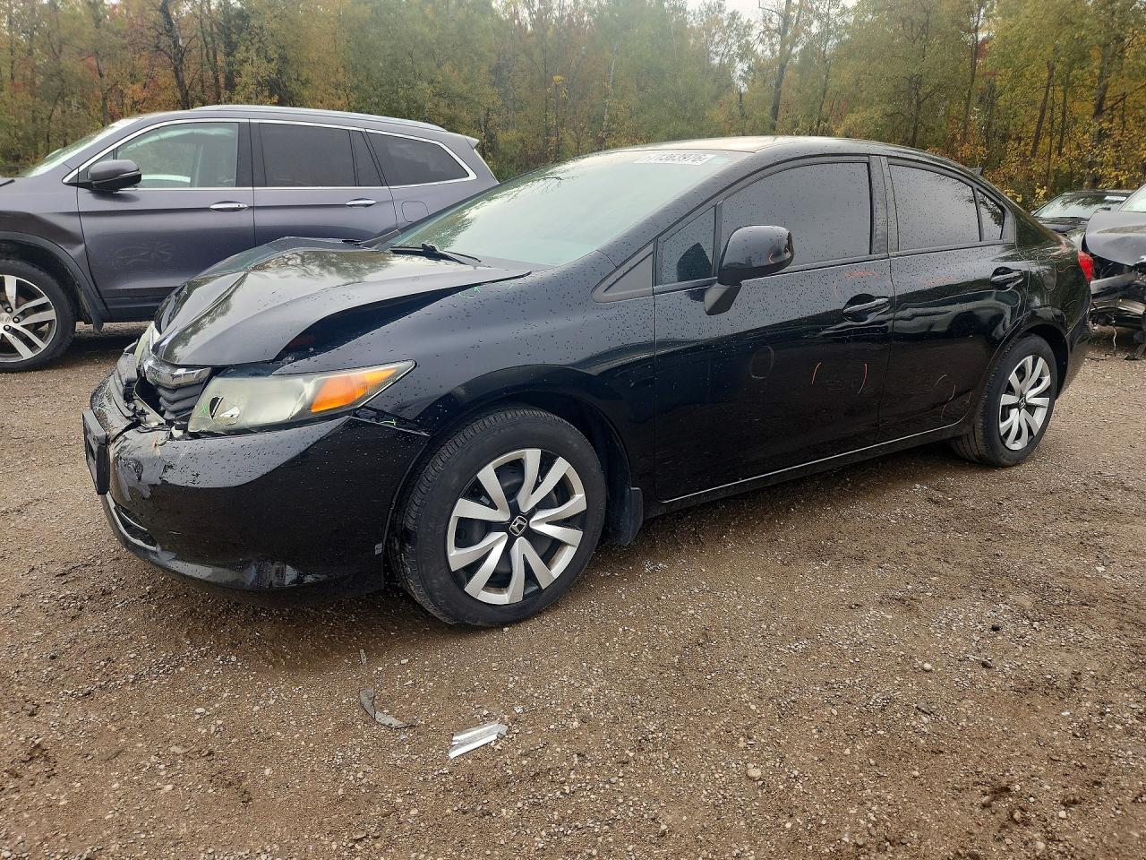 2012 HONDA CIVIC LX | 2HGFB2F43CH047986 | UPCARS