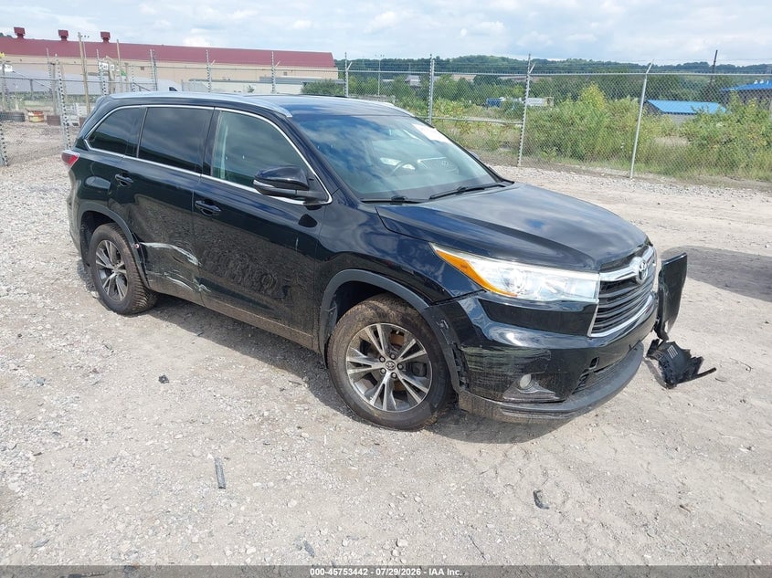 2016 TOYOTA HIGHLANDER XLE V6 | 5TDJKRFH3GS504016 | UPCARS