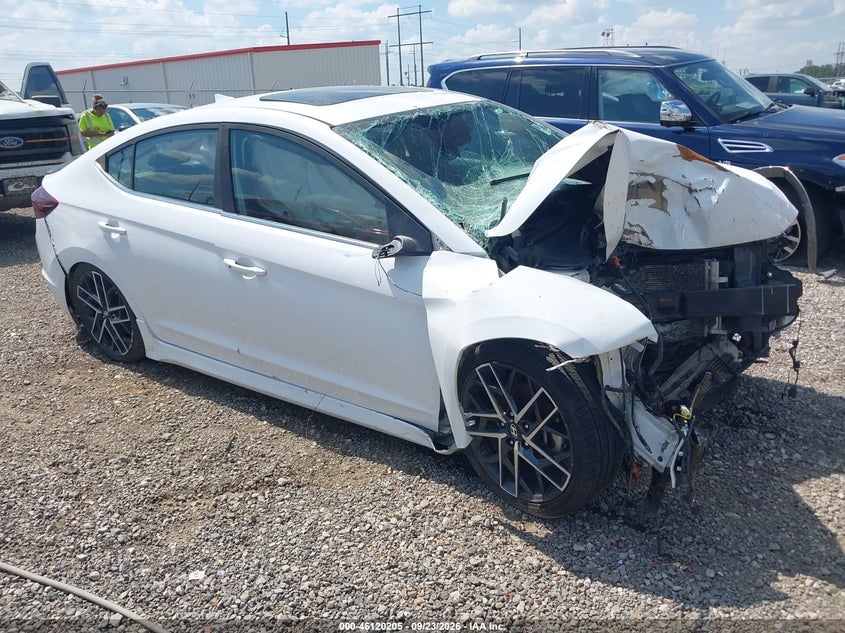 2019 HYUNDAI ELANTRA SPORT | KMHD04LB4KU820031 | UPCARS
