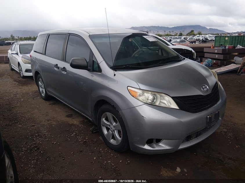 2011 TOYOTA SIENNA BASE V6 | 5TDZK3DC5BS030487 | UPCARS