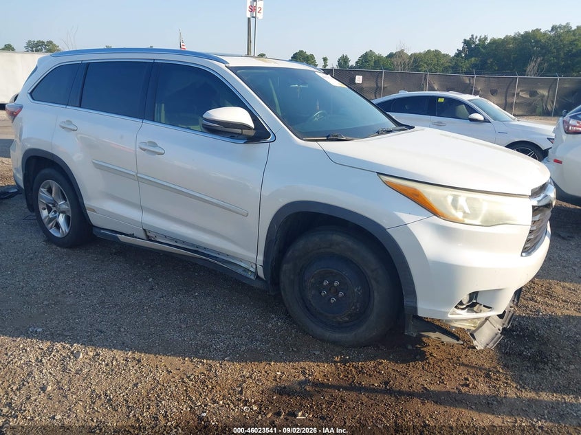 2015 TOYOTA HIGHLANDER LIMITED PLATINUM V6 | 5TDDKRFH7FS129856 | UPCARS