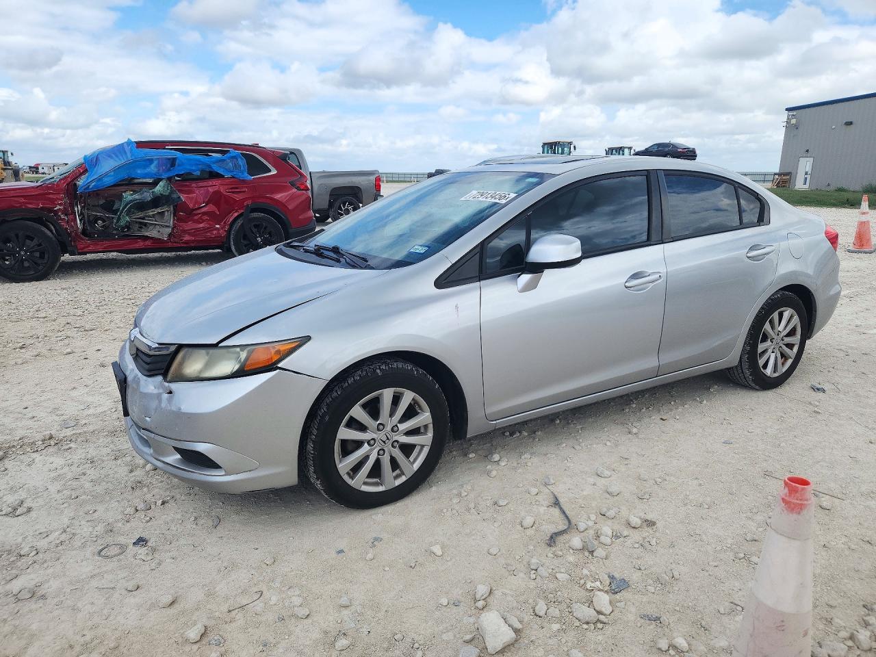 2012 HONDA CIVIC EX | 2HGFB2F86CH603629 | UPCARS