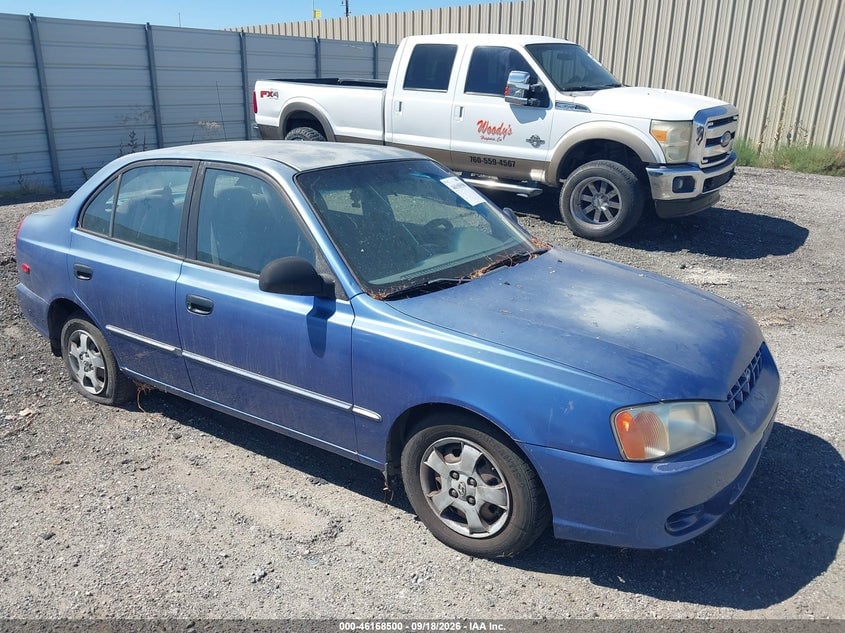 2002 HYUNDAI ACCENT GL | KMHCG45CX2U352738 | UPCARS