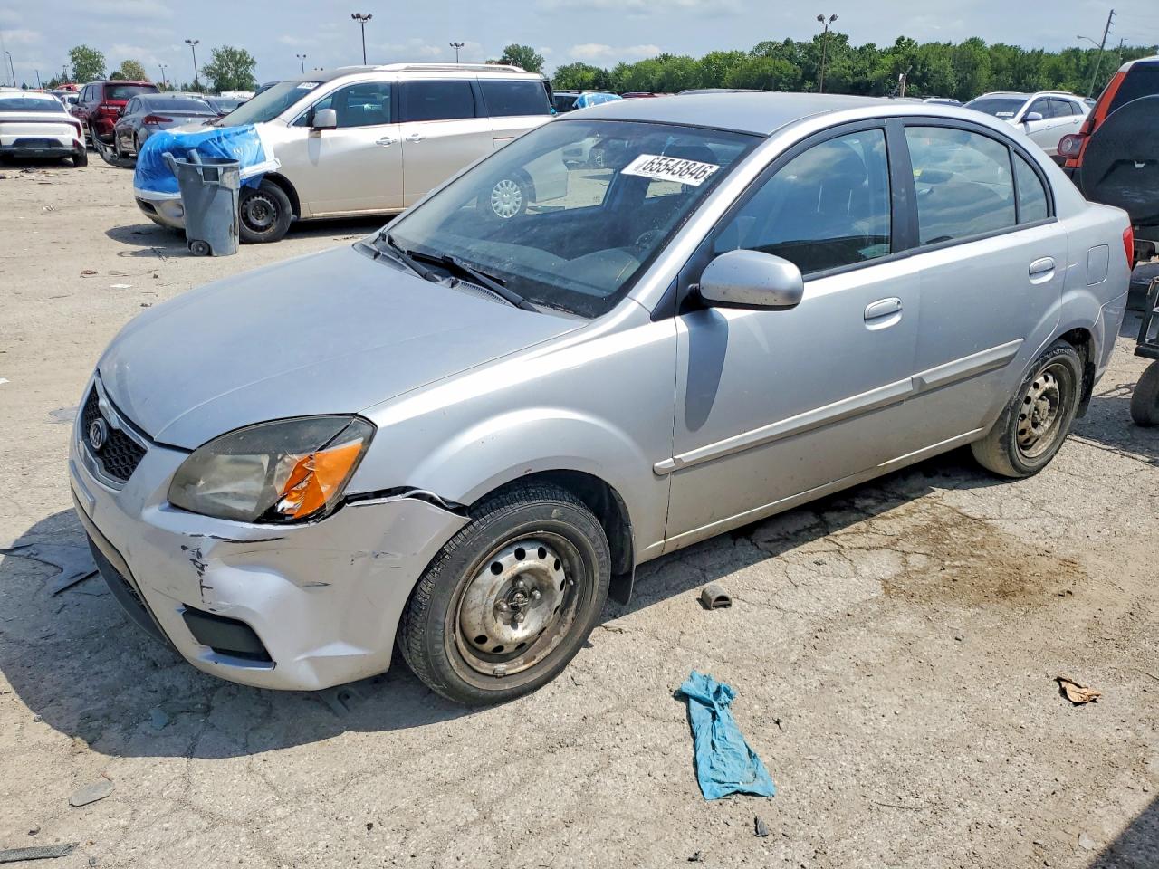 2011 KIA RIO BASE | KNADH4A3XB6751324 | UPCARS