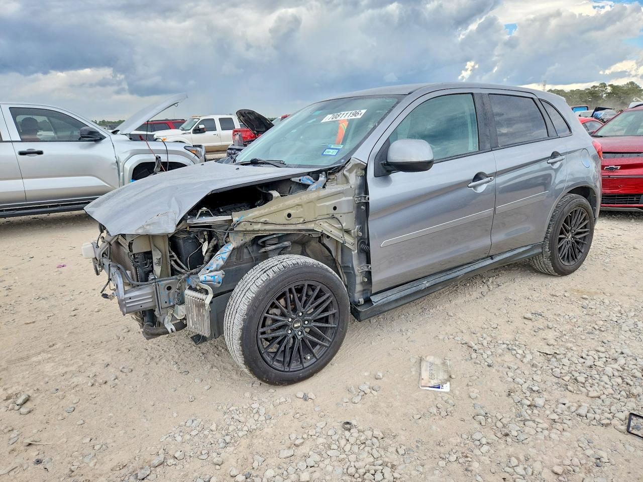 2014 MITSUBISHI OUTLANDER ES | 4A4AP3AU0EE032131 | UPCARS