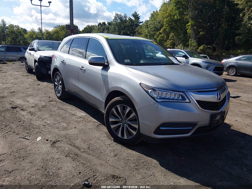 2016 ACURA MDX TECHNOLOGY   ACURAWATCH PLUS PACKAGES/TECHNOLOGY PACKAGE | 5FRYD4H42GB056909 | UPCARS