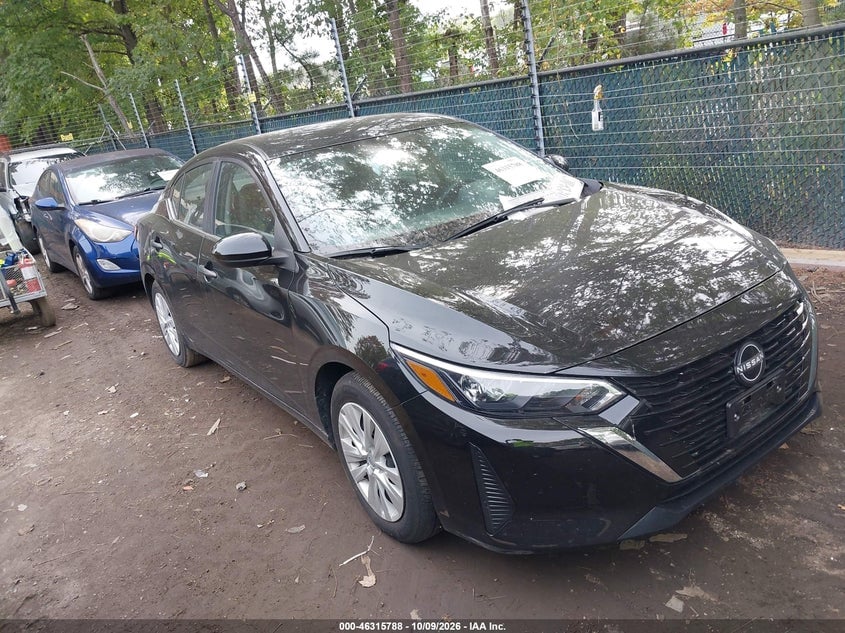 2025 NISSAN SENTRA S | 3N1AB8BV8SY291705 | UPCARS