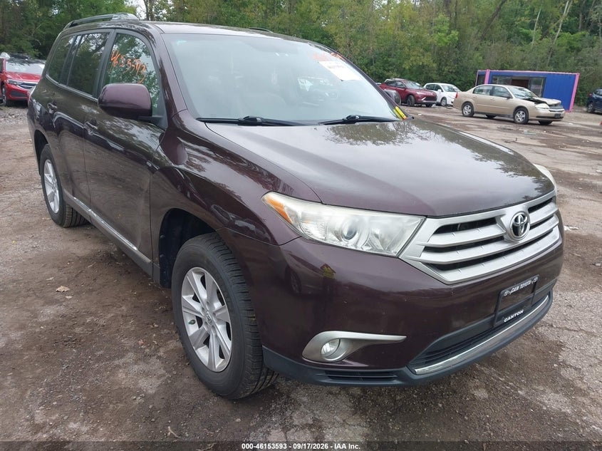2012 TOYOTA HIGHLANDER BASE V6 | 5TDBK3EHXCS102247 | UPCARS