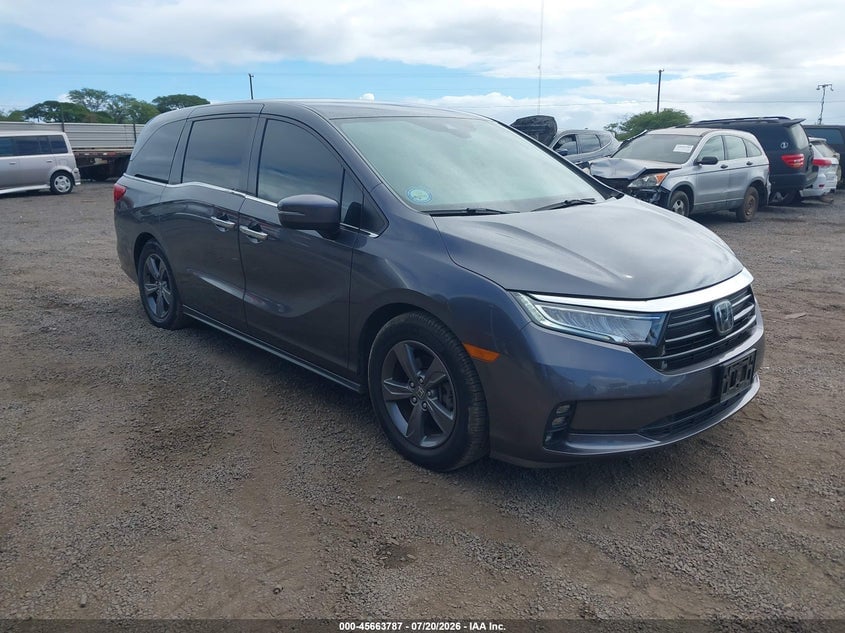 2022 HONDA ODYSSEY EX | 5FNRL6H50NB029248 | UPCARS