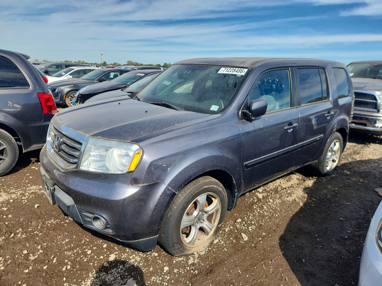 2014 HONDA PILOT EXL | 5FNYF4H5XEB029197 | UPCARS