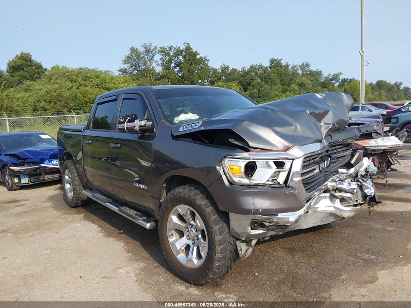 2021 RAM 1500 BIG HORN  4X4 5'7 BOX | 1C6SRFFT4MN744431 | UPCARS