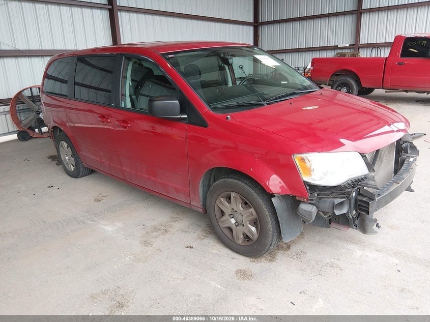 2012 DODGE GRAND CARAVAN SE/AVP | 2C4RDGBGXCR157284 | UPCARS