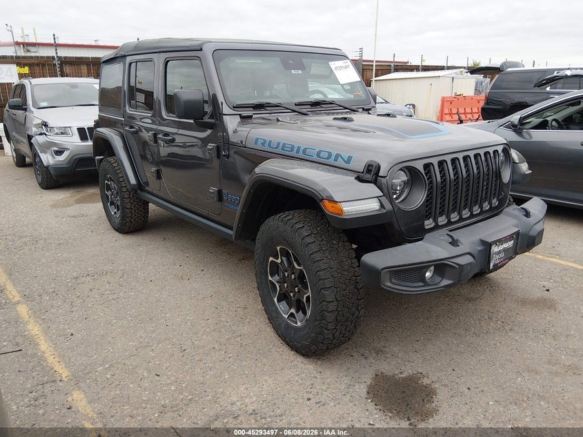 2021 JEEP WRANGLER 4XE UNLIMITED RUBICON 4X4 | 1C4JJXR60MW758506 | UPCARS