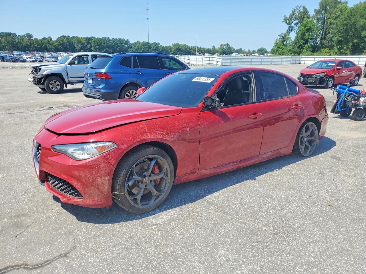 2017 ALFA ROMEO GIULIA TI | ZARFAECN6H7553644 | UPCARS