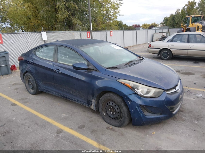 2016 HYUNDAI ELANTRA SE | 5NPDH4AE6GH739611 | UPCARS